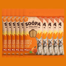 Load image into Gallery viewer, SOOPA - CARROT &amp; PUMPKIN DENTAL STICKS
