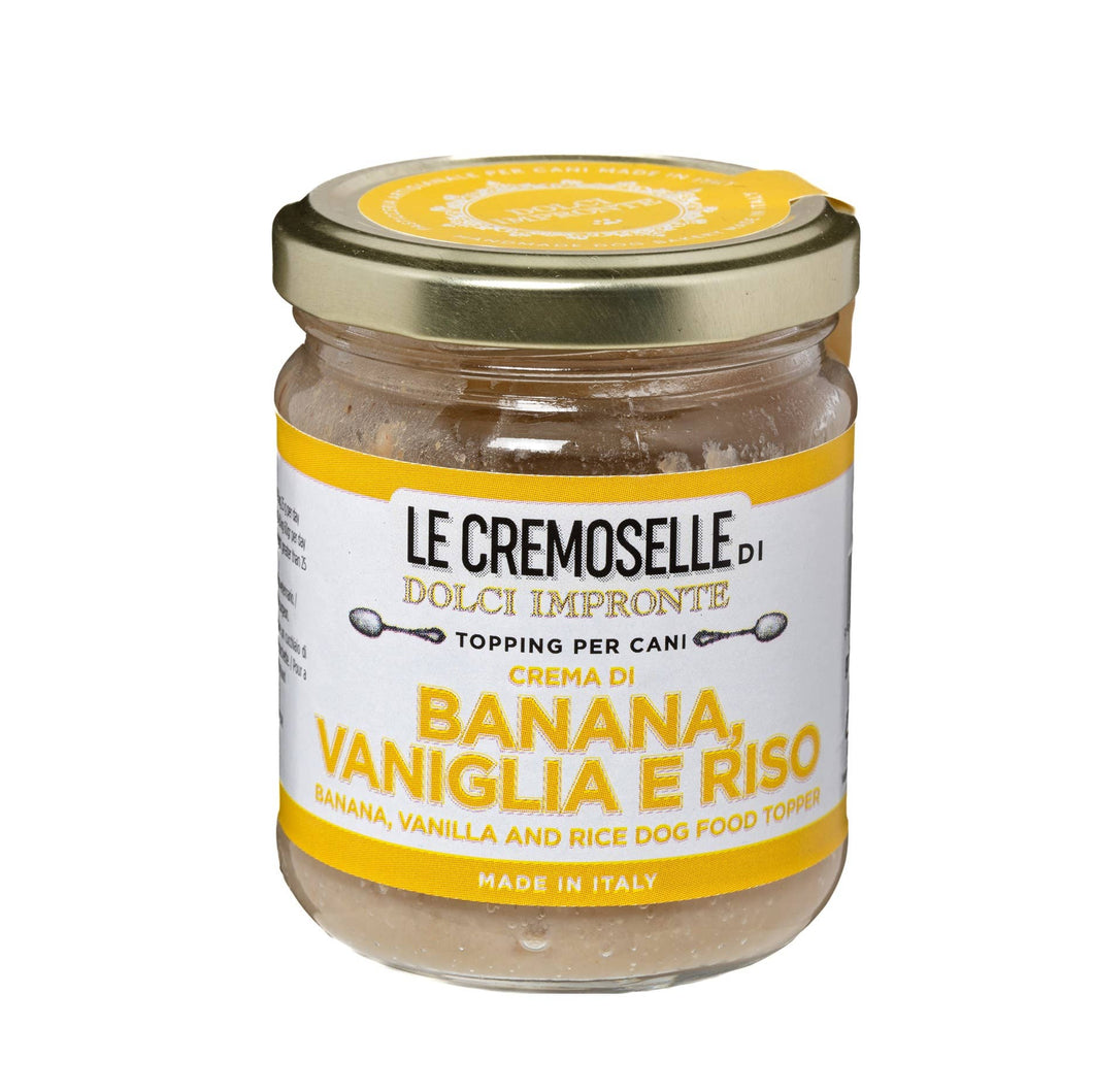 DOLCI IMPRONTE - THE ITALIAN PASTRY - NATURAL TOPPING - SWEET BANANA, RICE & VANILLA