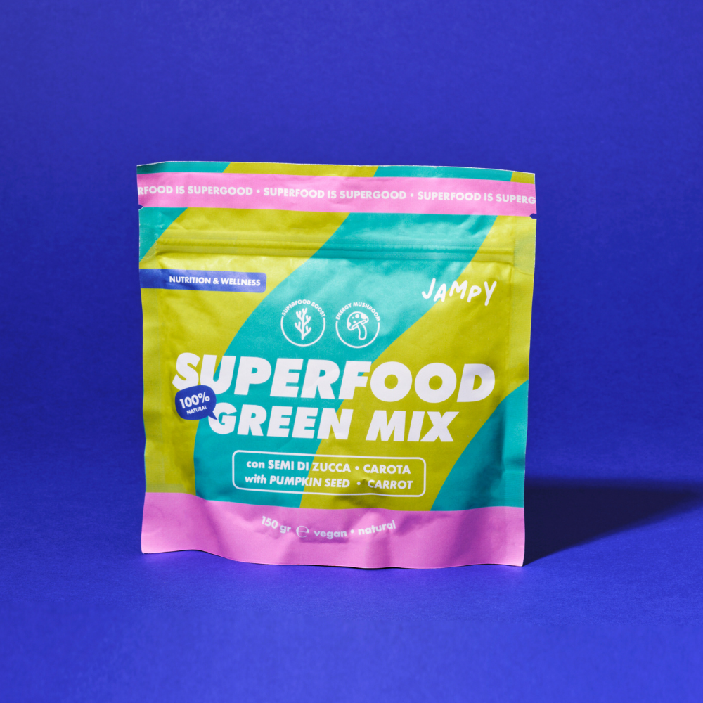 JAMPY - SUPERFOOD GREEN MIX - 100% VEGGIE POWDER