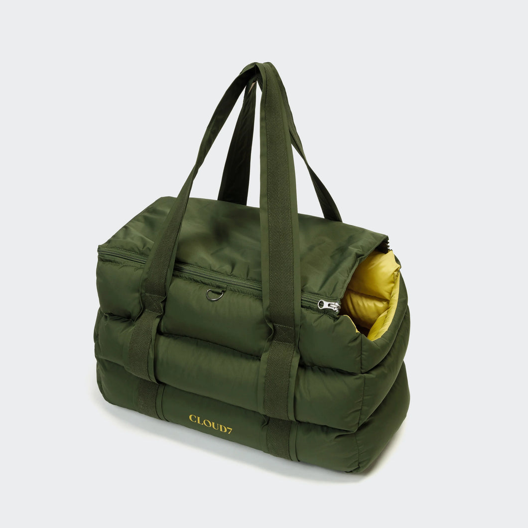 CLOU7 - DOG CARRIER MONTREAL OLIVE