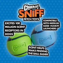 Load image into Gallery viewer, CHUCKIT SNIFF FETCH BALL - DIFFERENT SCENTS
