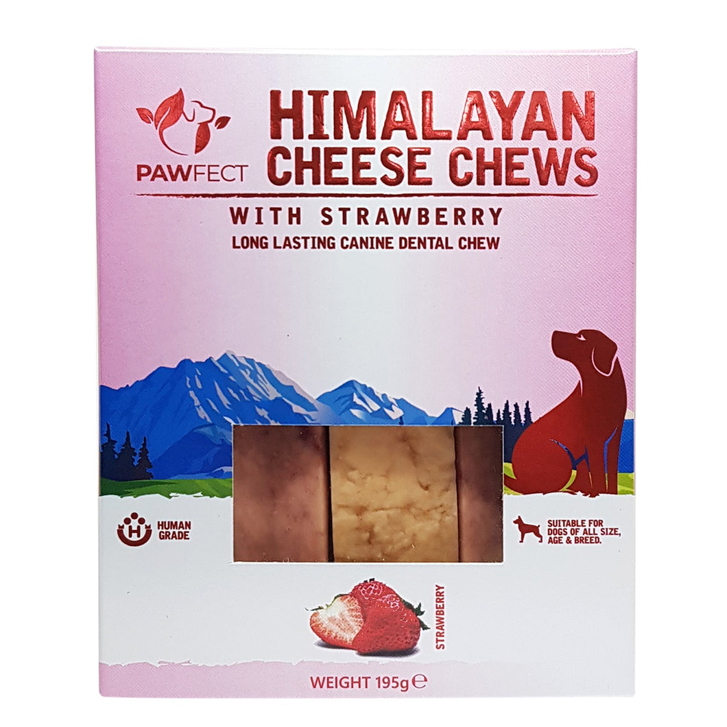 PAWFECT - CHEW BAR WITH STRAWBERRY