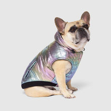 Load image into Gallery viewer, CANADA POOCH - SHINY PUFFER VEST - IRIDESCENT
